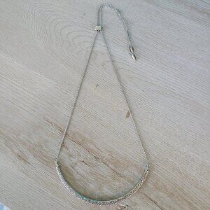 Kendra Scott Silver Goldie Adjustable Filigree Choker Necklace